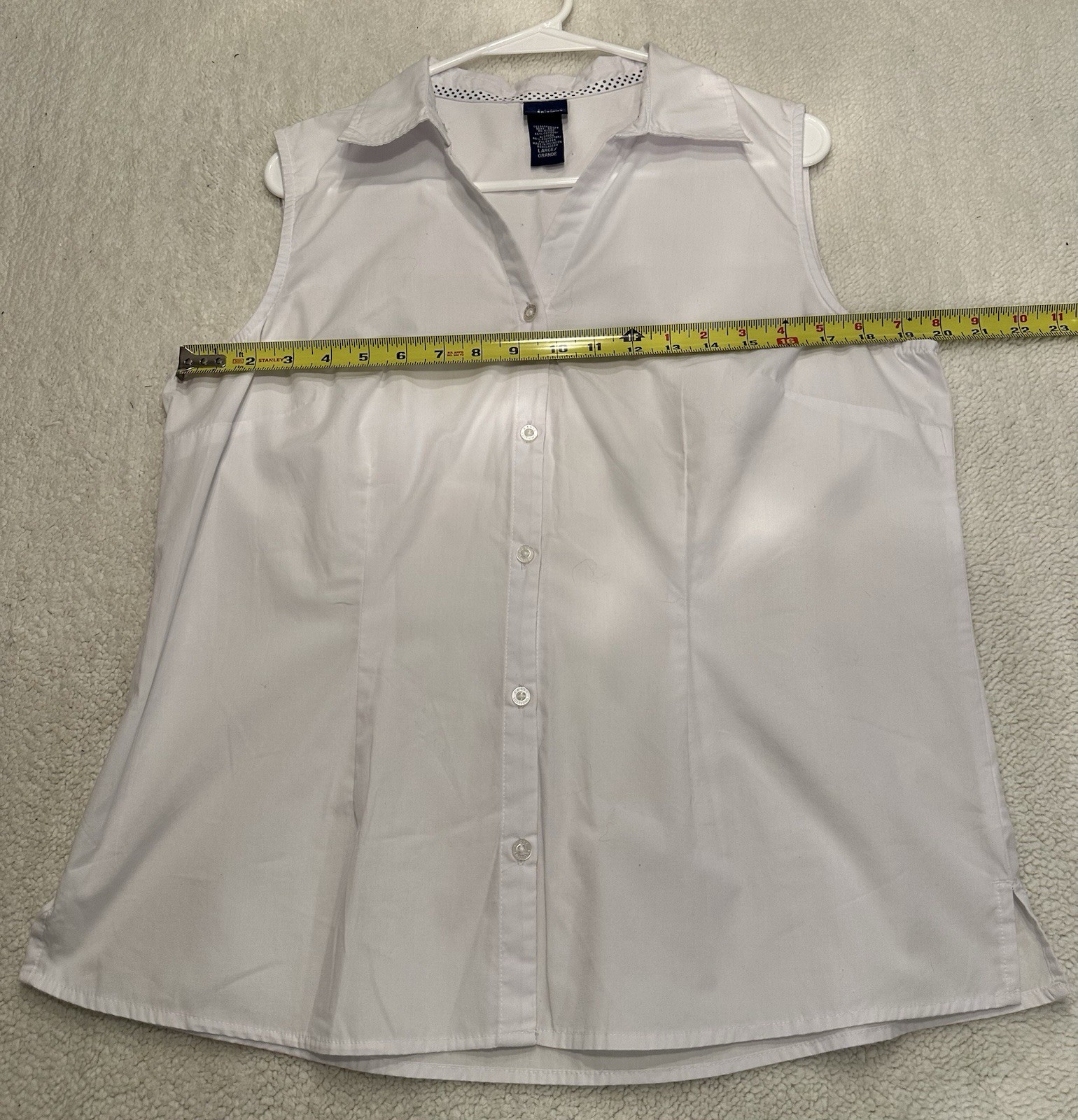 Women’s Basic Edition Large Sleeveless Collared S… - image 5