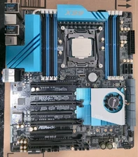 ASRock X99 WS-E/10G 2011v3  With Intel  i7-5960x CPU Motherboard Combo