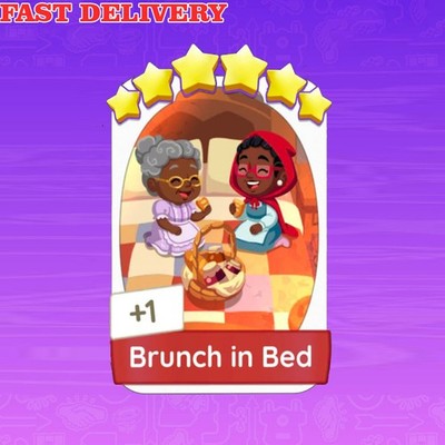 Monopoly_go_Stickers 6      BRUNCH IN BED Fast Delivery  