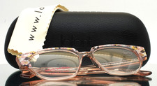 JEAN LAFONT Halley 7119 Pink Marbled Womens Semi Cat Eye Eyeglasses 51-15-142 A