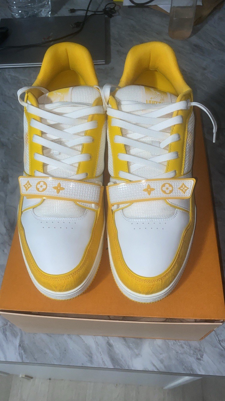 Louis Vuitton Trainer Mens Size 14LV (US15) Monogram Strap image 5