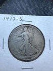 1917-S WALKING LIBERTY HALF DOLLAR