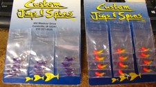 Custom jigs & spins "purist", NOS, 24 ct, size 12 and 14,  free shipping