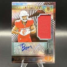 2024 Panini Illusions Trey Benson First Impressions Rookie RC Patch Auto /299
