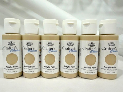 Royal & Langnickel Crafter's Choice Acrylfarbe 59 ml - FAWN - 6er Pack