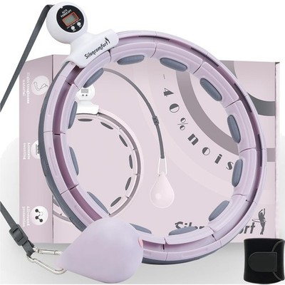 Smart Hula Hoop Fitness Reifen leise 16 Knoten Erwachsene Gewicht Ball