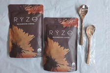  Pack of 2 Organic RYSE Mushroom Coffee  30 Servings Per Pack -Free Shipping