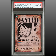 Monkey.D.Luffy [Wanted] OP13-118 Prices | One Piece Japanese