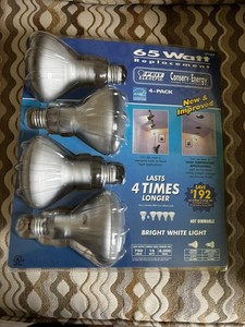 Feit Electric 65W Replacement Flood Light  10W Bulbs BR30 4-Pack Non Dimmable