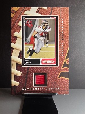 2003 Topps Total John Lynch #118 Authentic Jersey Vintage Sports Collage
