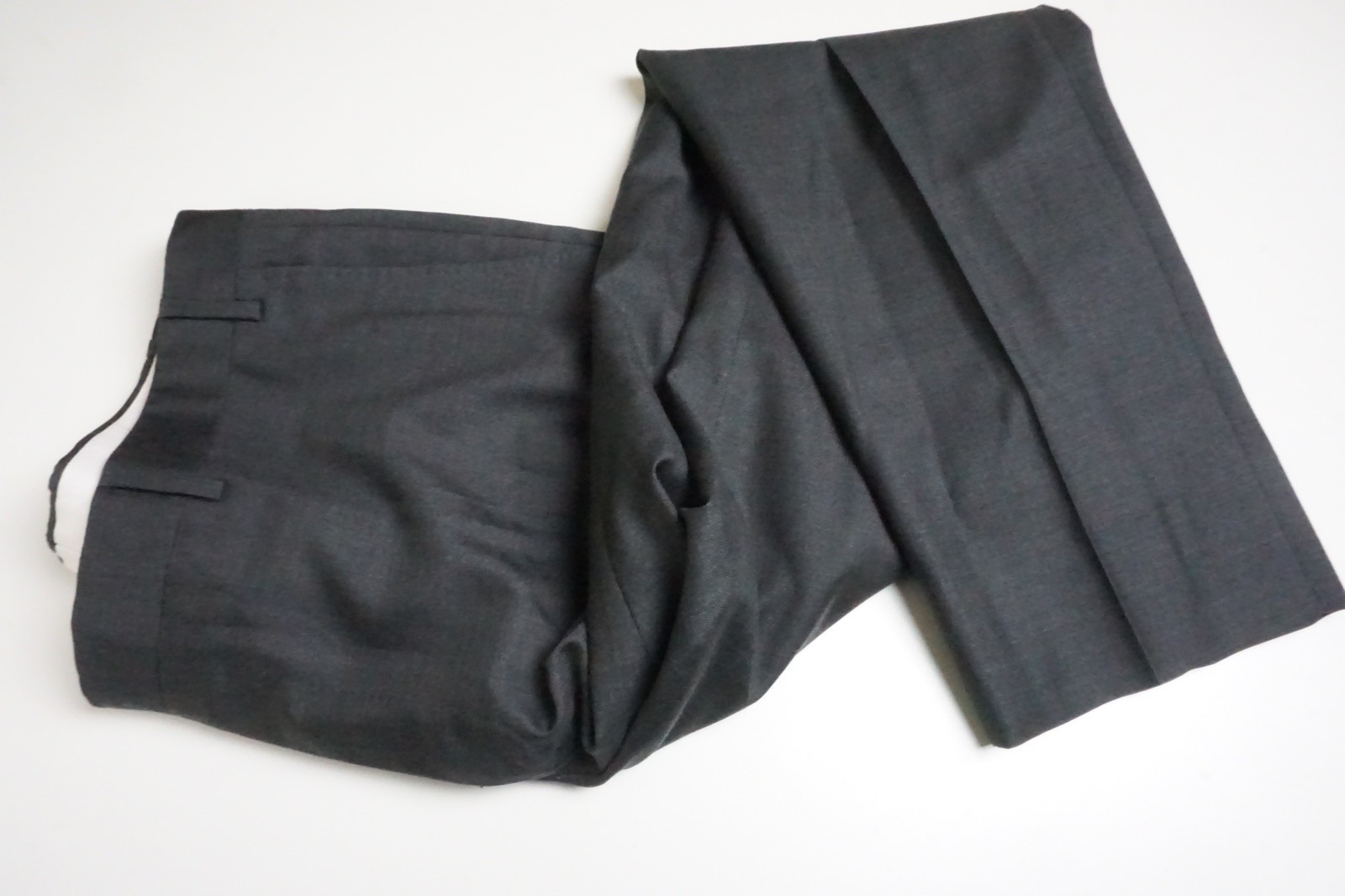 Canali 1934 CURRENT Solid Gray 100% Wool 2 Pc Sui… - image 10