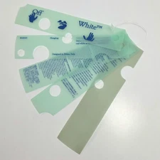 Off-White c/o Virgil Abloh Hangtag Green Print Logo Authentic