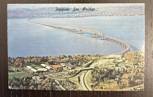 Postcard Aerial View Tappan Zee Bridge NY USA - Posted