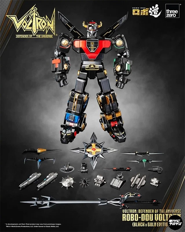 Threezero Defender of the Universe ROBO-DOU Voltron Metallic Action Figure New - Image 2 of 4