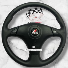 Trd Spyder Style Dual Leather Steering For Toyota Celica Mr2 Supra Refurbished