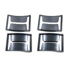 4pcs For Ski Pass Clip for Helmets Fits 3.3 x 2 Inch Access Cards Black