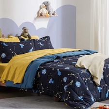 Bedding Comforter Set Full/Queen Size Soft Cute Printed 3-Piece Comforter Set