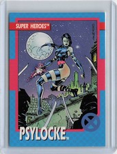 1992 Marvel Super Heroes Psylocke X-Men Card #12 Impel