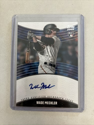 2024 Topps Japan Edition Wade Meckler AUTO Parallel RC 144/500