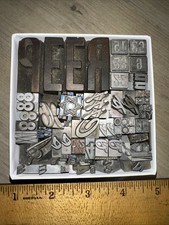 Printing Blocks “ Ornamental Borders Dingbats ” Nice Variety! XOO