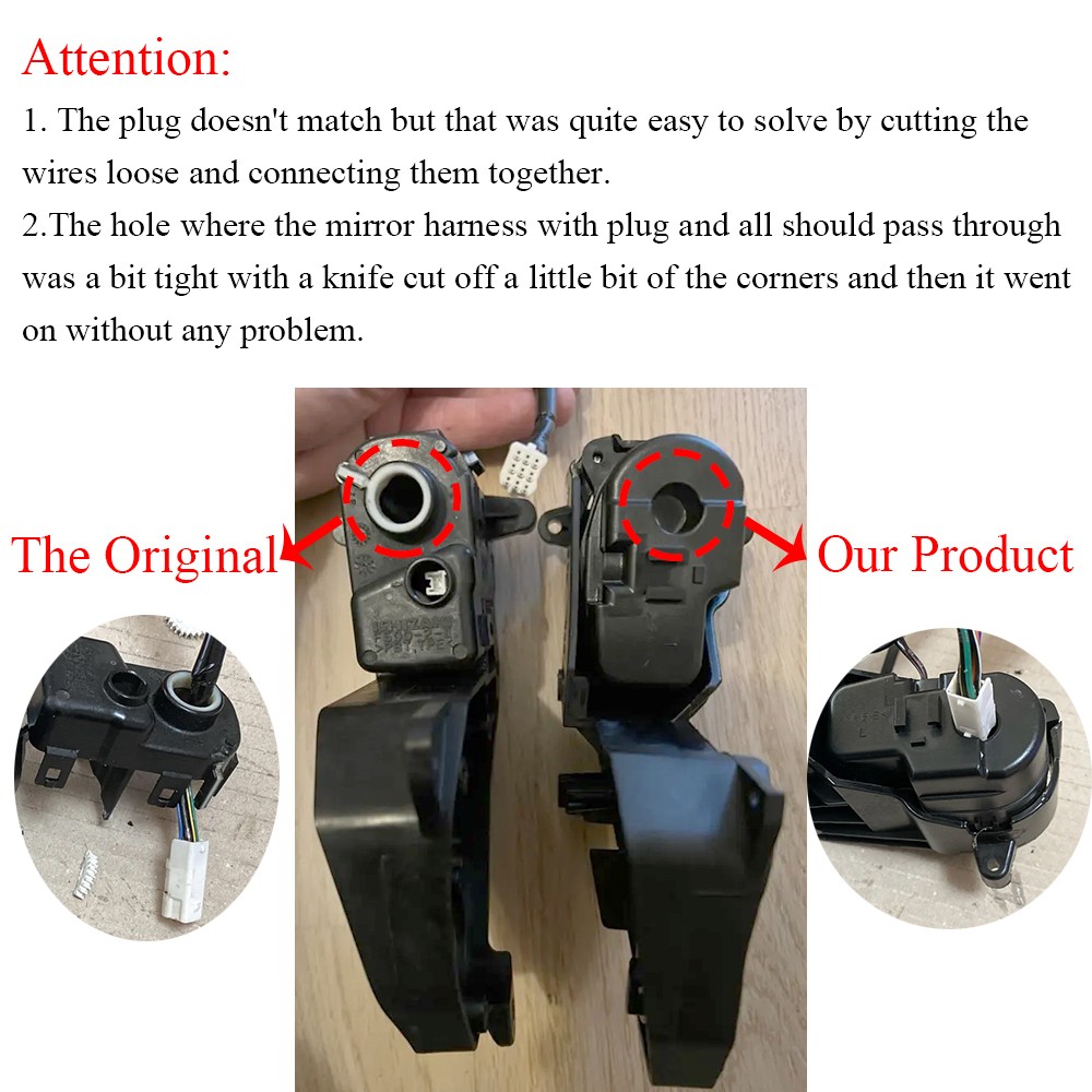 1x L or R Rearview Power Mirror Folding Motor Actuator For Mazda 1x L or R Rearview Power Mirror Folding Motor Actuator For Mazda