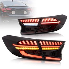 VLAND LED Smoked Tail Lights Compatible with Honda Accord 2018 2019 2020 2021...