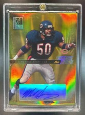 2004 Donruss Elite Mike Singletary Passing the Torch Auto /100 Chicago Bears