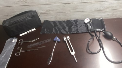 #ad Blood PressureCuff manual amp; nursing student kit $30.00