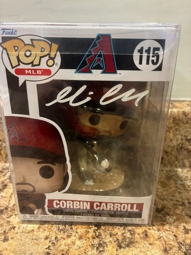 Funko Pop! MLB Corbin Carroll #115 Arizona Diamondbacks Vinyl Figure Signed Coll