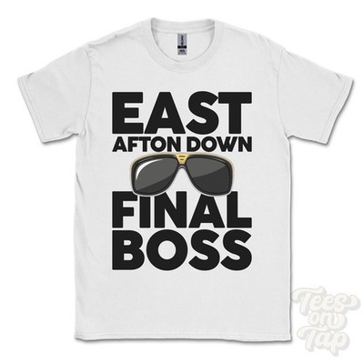 EAST AFTON DOWN FINAL BOSS T-SHIRT lustiges Weihnachtsgeschenk Süßwasser Isle of Wight