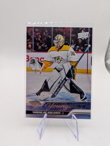 2023-24 Upper Deck Young Guns Yaroslav Askarov Rookie #204 Nashville Predators