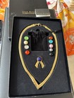 Joan Rivers 10colour Gold Necklace Interchangeable Pendants and Stones