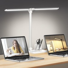 LED Desk Lamp Dimmable Table Lamp with USB Charging Port, 50 Lighting Modes, Adj
