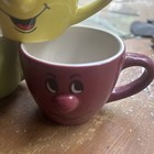 Livingware Collection 3D Funny Faces Coffee Mugs Lot of 5  With  Saucers 4 — photo 6