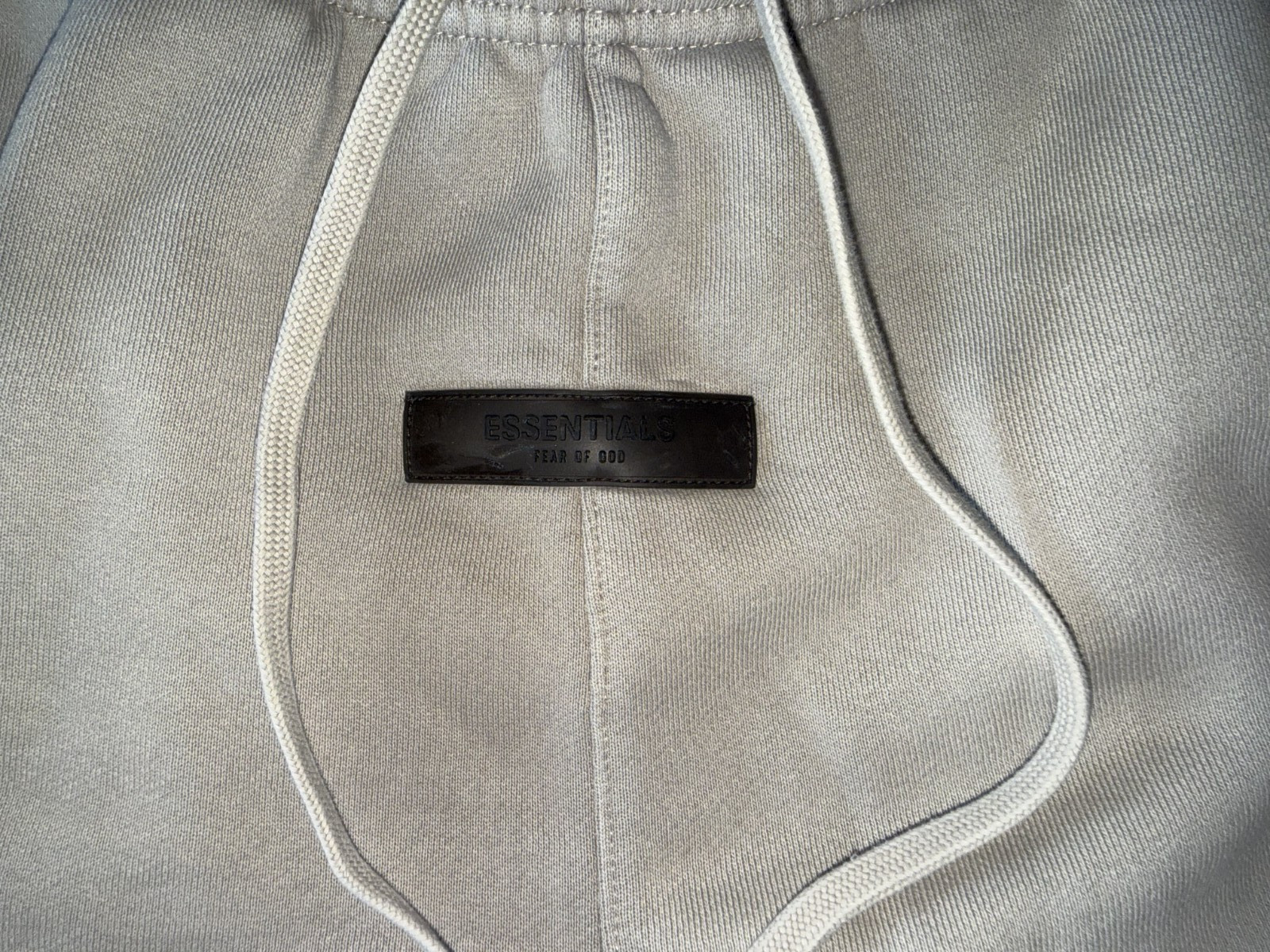 Essentials Cotton drawstring shorts Large light b… - image 2