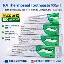 RA Thermoseal Toothpaste 100g Pack of 5 - For Sensitive Teeth Cavity Care