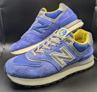 New Balance Bodega x 574 Legacy  Departure  Blue Suede Size 10