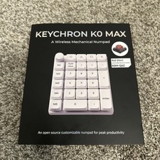 Keychron K0 Max Wireless Mechanical Numpad Wireless KOM-Q6Z Customizable White