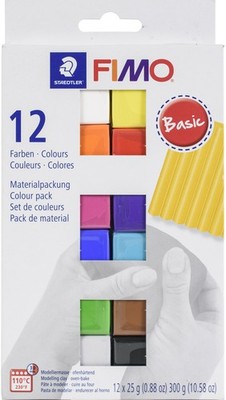 Fimo Professional Soft Polymer Clay 12/Pkg-Basic - 8023C121