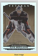 2022 Upper Deck Parkhurst Champions Gold Rainbow Elvis Merzlikins #159 READ u2v