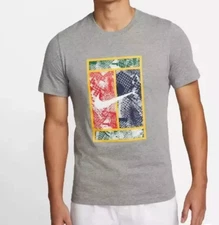Nike Court Tennis Shirt Top T-Shirt Heritage Cotton DZ2637 Men's Size Large