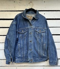 Vintage Levis Trucker Jacket Jean Jacket 1980s Denim Coat 77930-7206 Size M