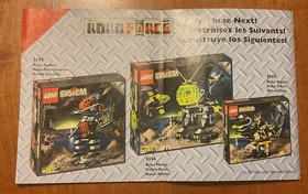 Vintage (1997) LEGO Space RoboForce set 2151 Robo Raider 100% Complete W/ Manual