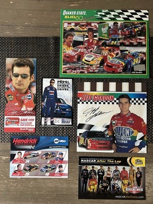 Jeff Gordon Hero Postcard Lot Of 6 Eddy s Quaker State Pepsi