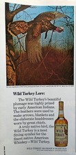 Vintage 1978 Wild Turkey Bourbon original color ad