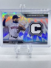 Jose Altuve 2021 Topps Chrome Captain’s Cloth Patch Relic