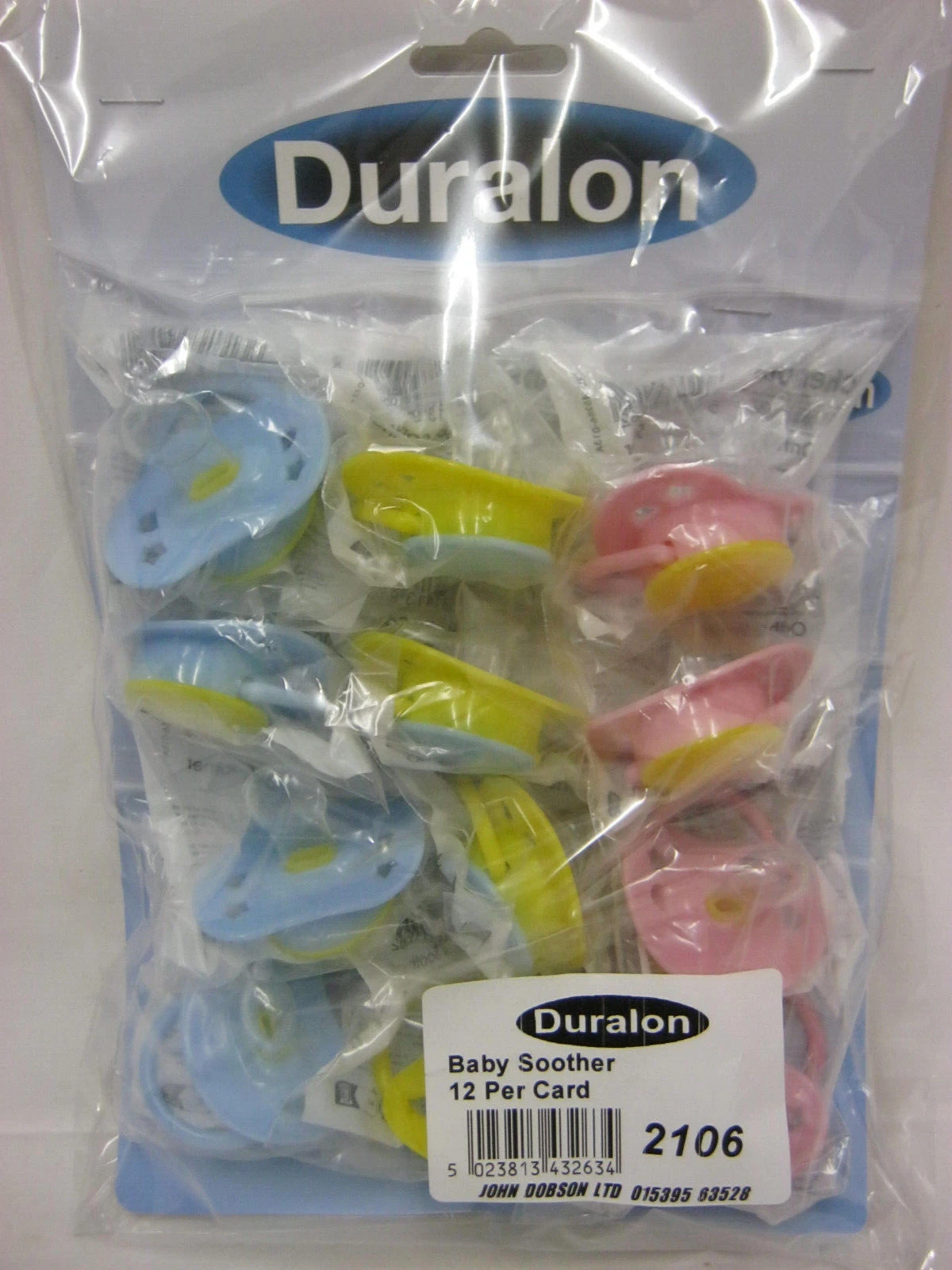 Duralon Baby Soother Dummy Assorted Colours Pk 12
Opens in a new window or tab