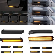 Smoked Lens LED Side Mirror Turn Signal Light Reflector For Ford F150 2009-2014