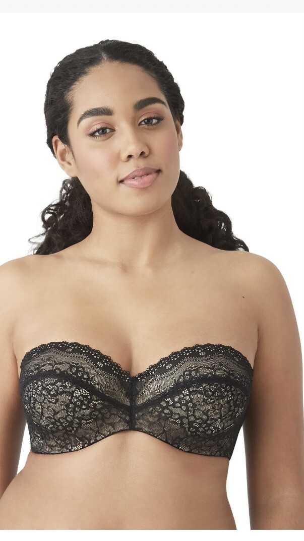 B Temptd by Wacoal Strapless Lace Bra 954237 Womens 30D