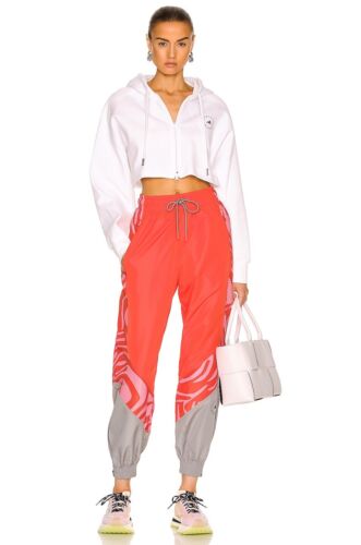 Adidas by Stella McCartney UNISEX PRINTED WOVEN TRACK Pants. Color Orange-Onix - Picture 1 of 24